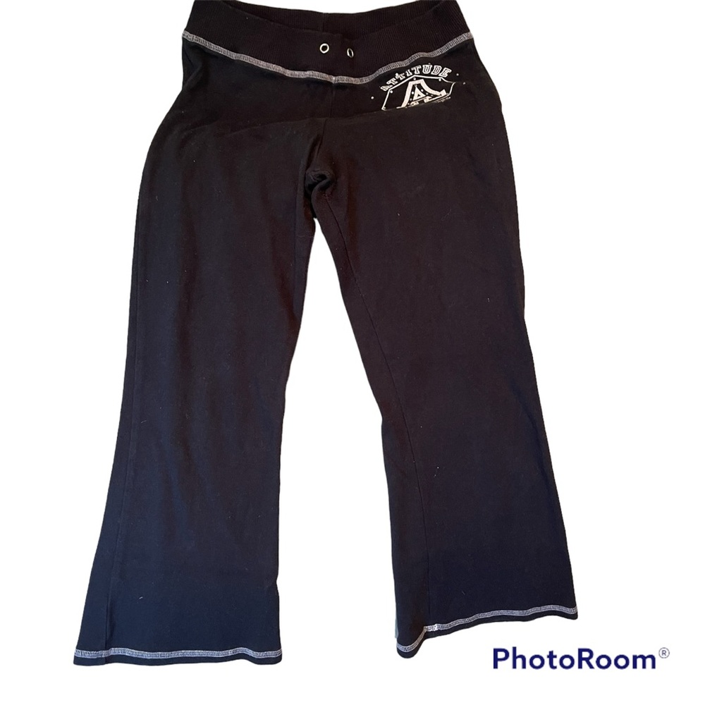 Vintage True Blue Women’s Blk Cropped Lounge/Pajama Pants SZ S